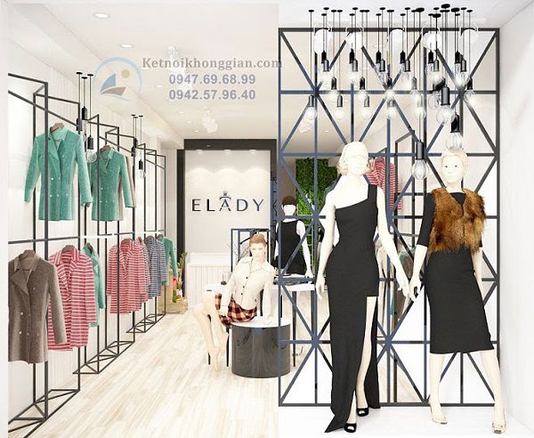 Thiết kế shop thời trang công sở Elady - anh Tuyến